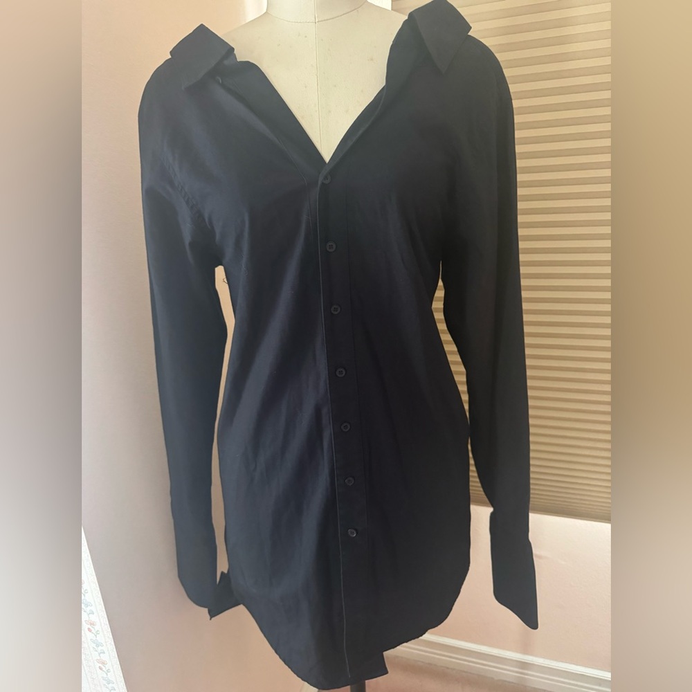 AllSaints black shirt/mini dress